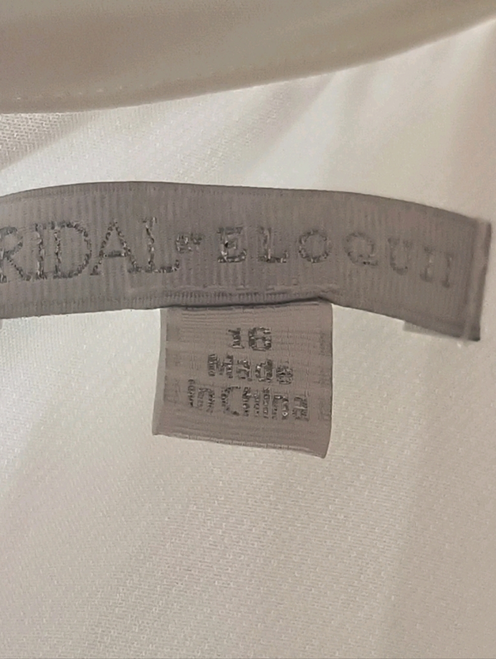 NWOT Bridal by ELOQUII White Pleated Mini Dress 16 Cape Sleeve Shower Party - Picture 9 of 9